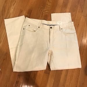 Billy Reid Cotton Linen 5 Pocket Pant